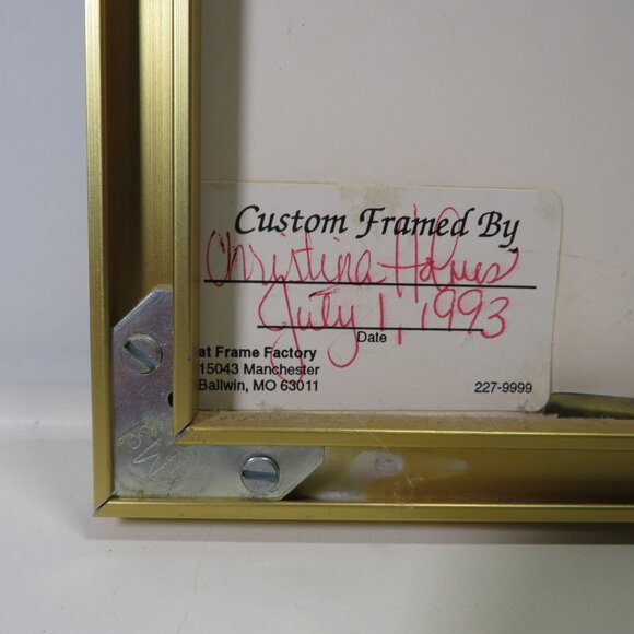 Mary Engelbreit "Don't Look Back" Metal Professionally Framed Glass & Matted - Picture 4 of 8